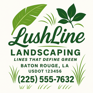 Landscaping & Lawn Care Custom Truck Door Decal Sticker Sign, 2-Pack