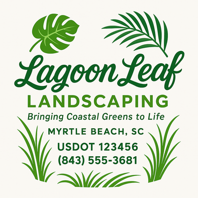 Landscaping & Lawn Care Custom Truck Door Decal Sticker Sign, 2-Pack