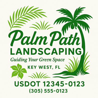 Landscaping & Lawn Care Custom Truck Door Decal Sticker Sign, 2-Pack
