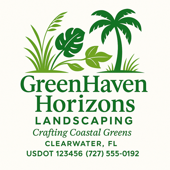 Landscaping & Lawn Care Custom Truck Door Decal Sticker Sign, 2-Pack