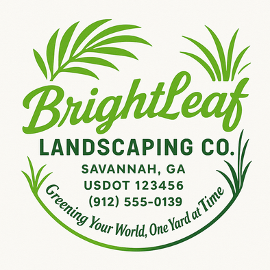 Landscaping & Lawn Care Custom Truck Door Decal Sticker Sign, 2-Pack
