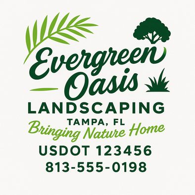 Landscaping & Lawn Care Custom Truck Door Decal Sticker Sign, 2-Pack