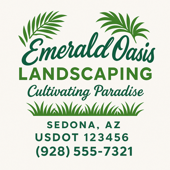 Landscaping & Lawn Care Custom Truck Door Decal Sticker Sign, 2-Pack