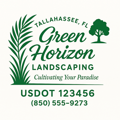 Landscaping & Lawn Care Custom Truck Door Decal Sticker Sign, 2-Pack