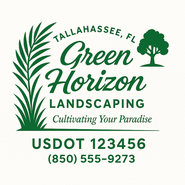 Landscaping & Lawn Care Custom Truck Door Decal Sticker Sign, 2-Pack