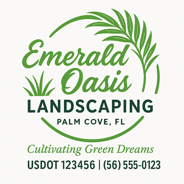 Landscaping & Lawn Care Custom Truck Door Decal Sticker Sign, 2-Pack