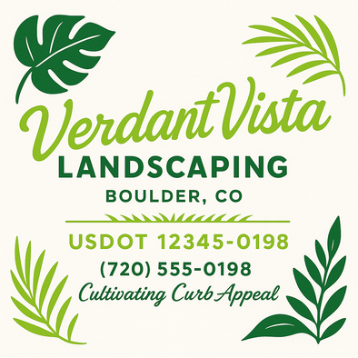 Landscaping & Lawn Care Custom Truck Door Decal Sticker Sign, 2-Pack