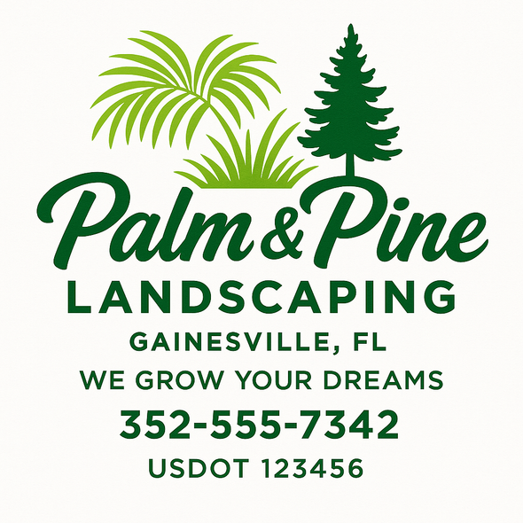 Landscaping & Lawn Care Custom Truck Door Decal Sticker Sign, 2-Pack