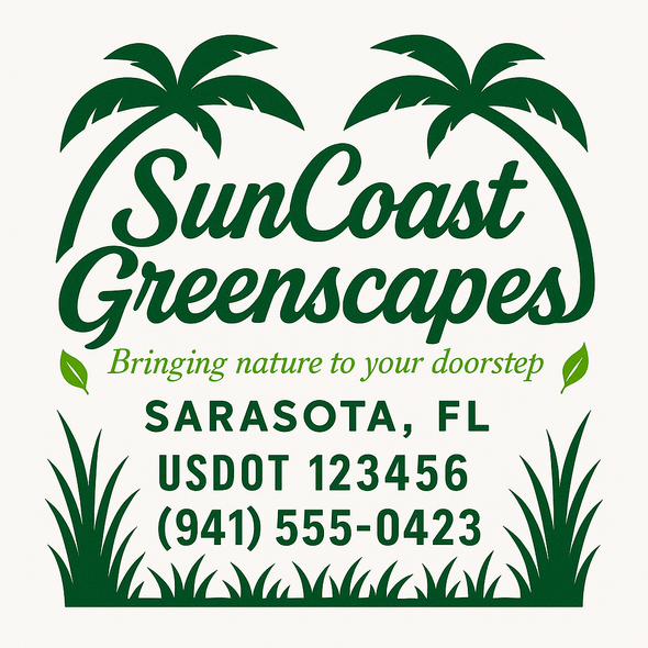 Landscaping & Lawn Care Custom Truck Door Decal Sticker Sign, 2-Pack
