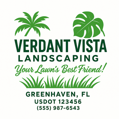 Landscaping & Lawn Care Custom Truck Door Decal Sticker Sign, 2-Pack