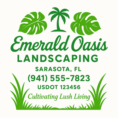 Landscaping & Lawn Care Custom Truck Door Decal Sticker Sign, 2-Pack