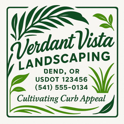 Landscaping & Lawn Care Custom Truck Door Decal Sticker Sign, 2-Pack