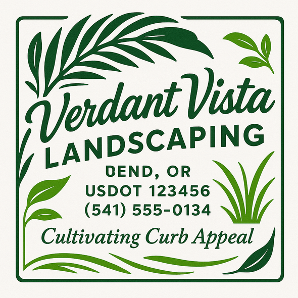 Landscaping & Lawn Care Custom Truck Door Decal Sticker Sign, 2-Pack