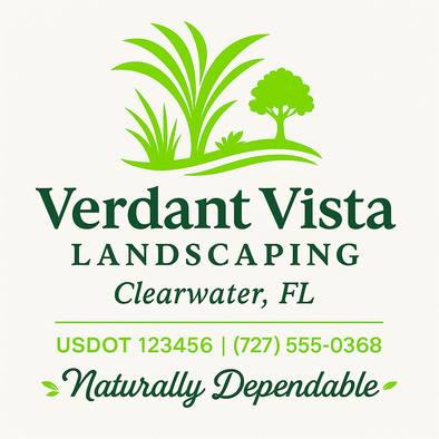 Landscaping & Lawn Care Custom Truck Door Decal Sticker Sign, 2-Pack