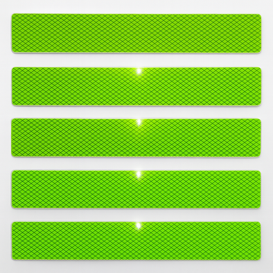 DOT Neon Green Reflective Strips | Reflective Tape Strips Waterproof Safety Caution Tape for Trailer Trucks & Much More