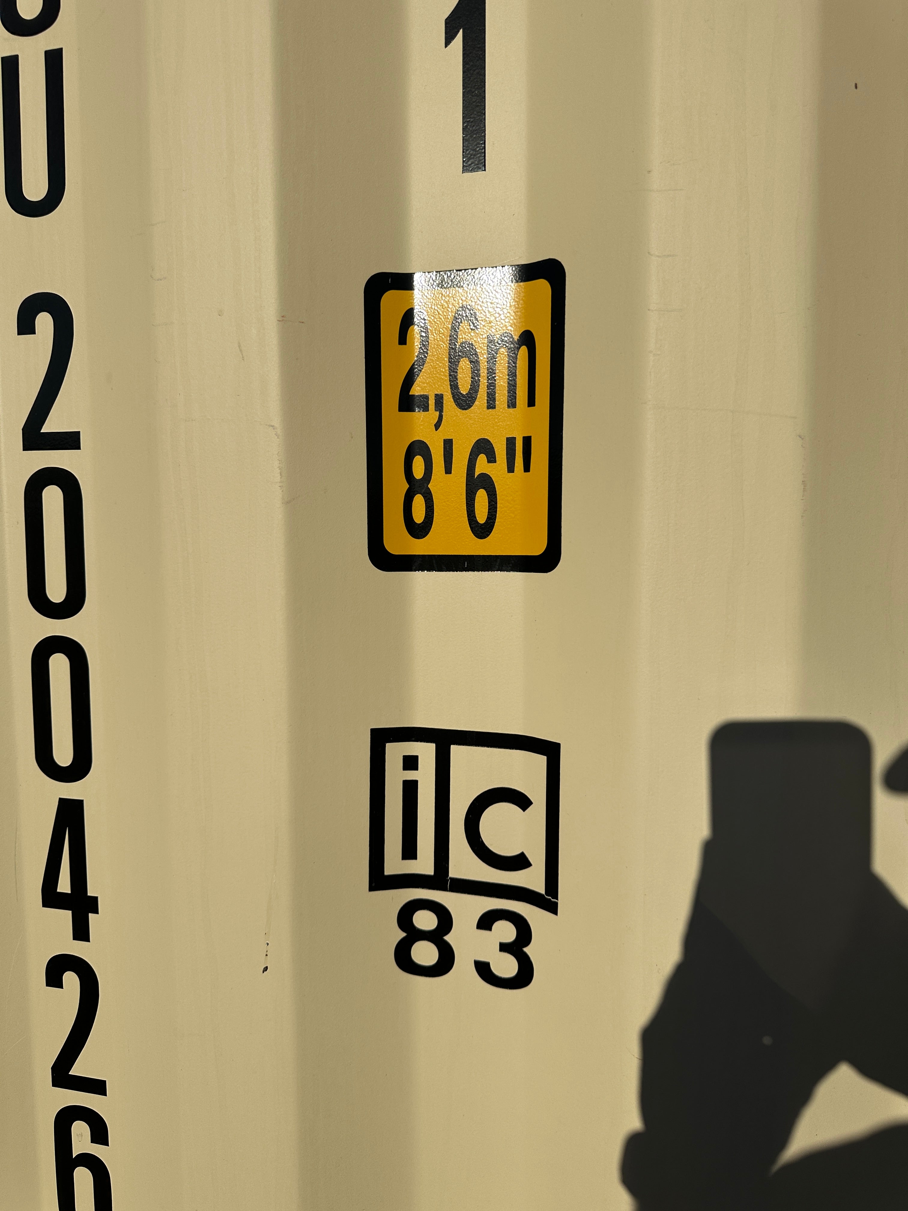 Custom Order of iC70 and shipping container height decal signs – US Decals