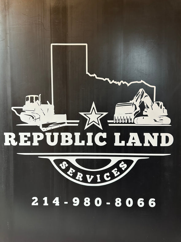 Custom Mud Flaps for Republic Land Services (4 Mud Flaps)