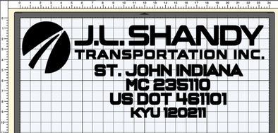 Custom Order for JL Shandy Transportation 2023.5