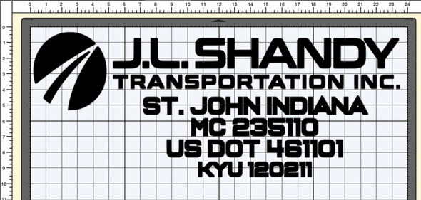 Custom Order for JL Shandy Transportation 2025