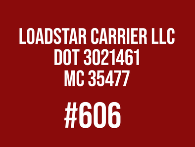 Custom Order for Loadstar Carrier LLC Trucking Company