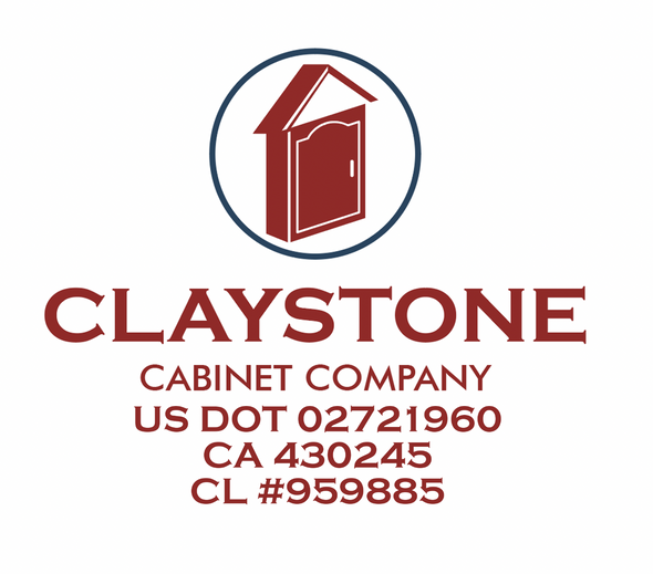 Custom Truck Door Decal Signs For Claystone Cabinet Company