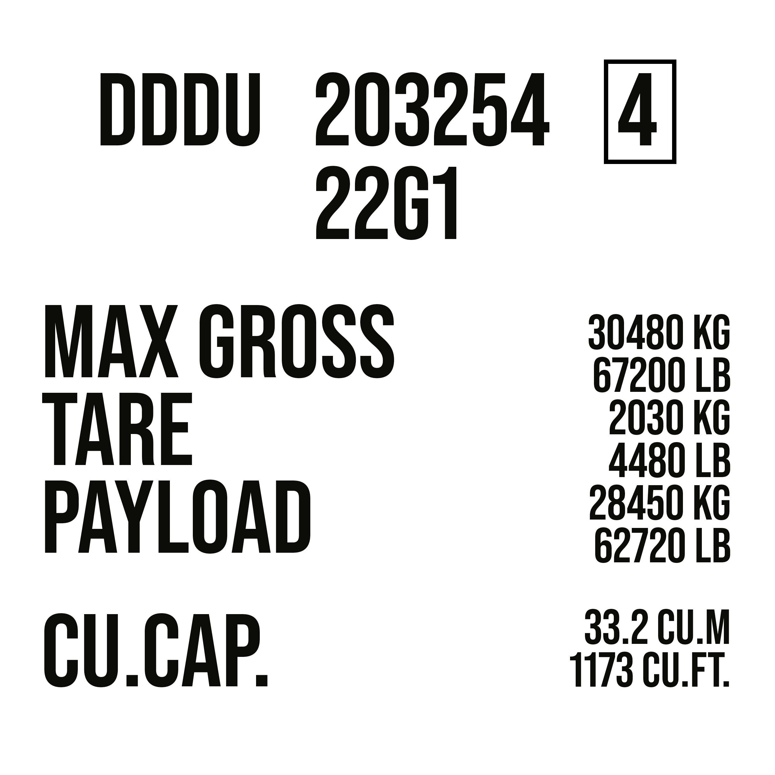 Custom Decal Lettering For Shipping Container – US Decals