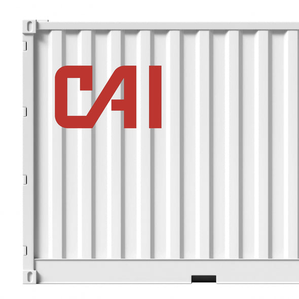 Custom Shipping Container Logo Decal Sticker Sign (Horizontal)