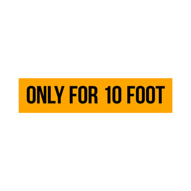 Only For 10 Foot Decal Sticker Sign For Shipping Container or Trailers