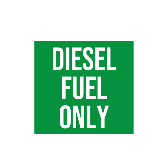 Diesel Fuel Only Decal Sticker