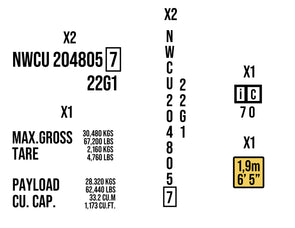 Shipping Container Decal Stickers – US Decals