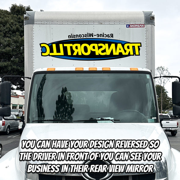 Box Truck Font Large Decal Sticker Or Logo