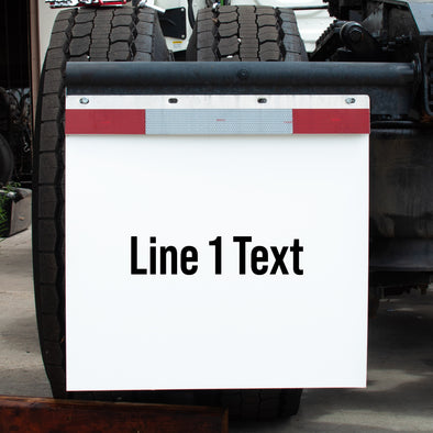 custom text mud flaps