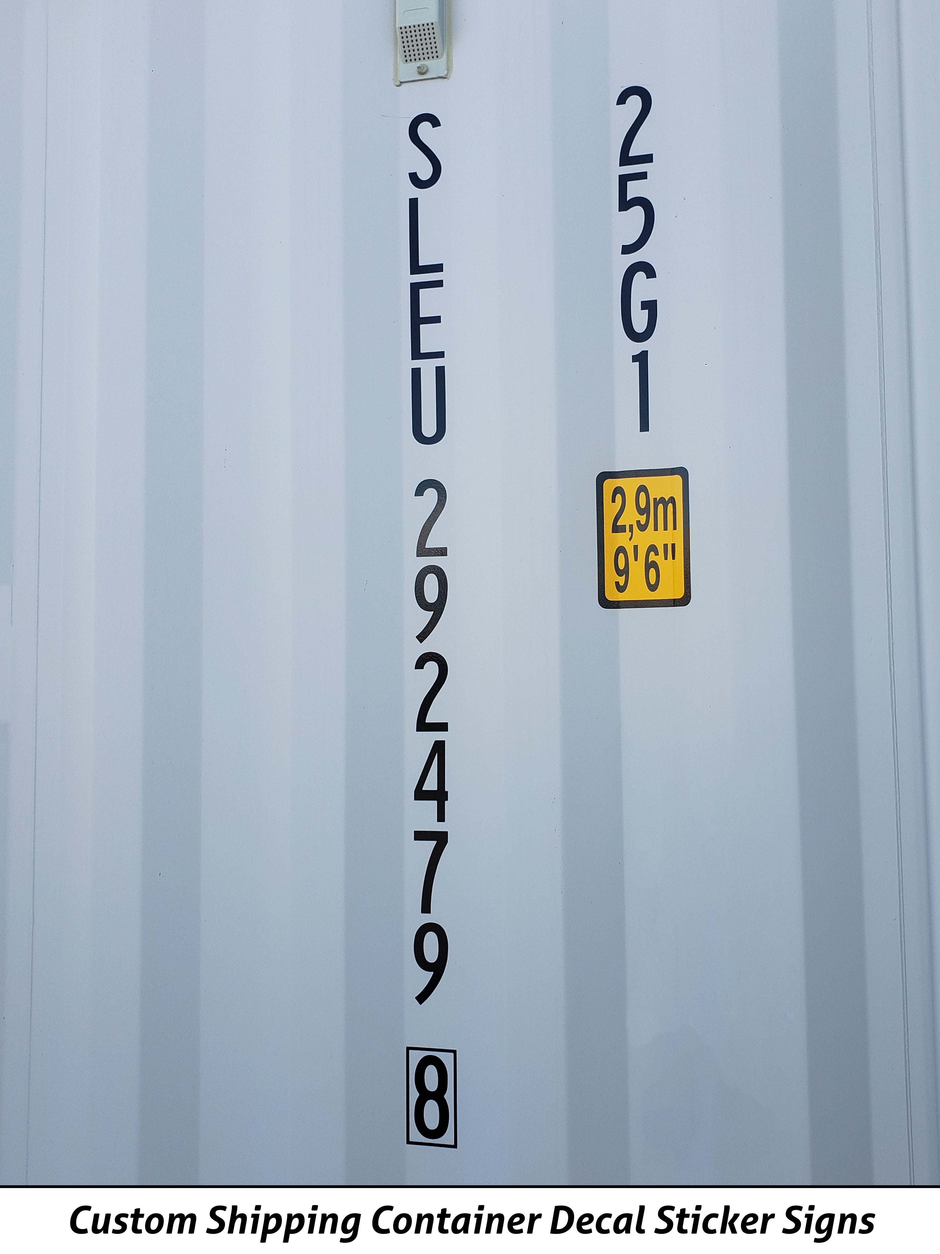 Custom Container Signs Iso Shipping Container Decals Vinyl Decal | Buy Shipping Container