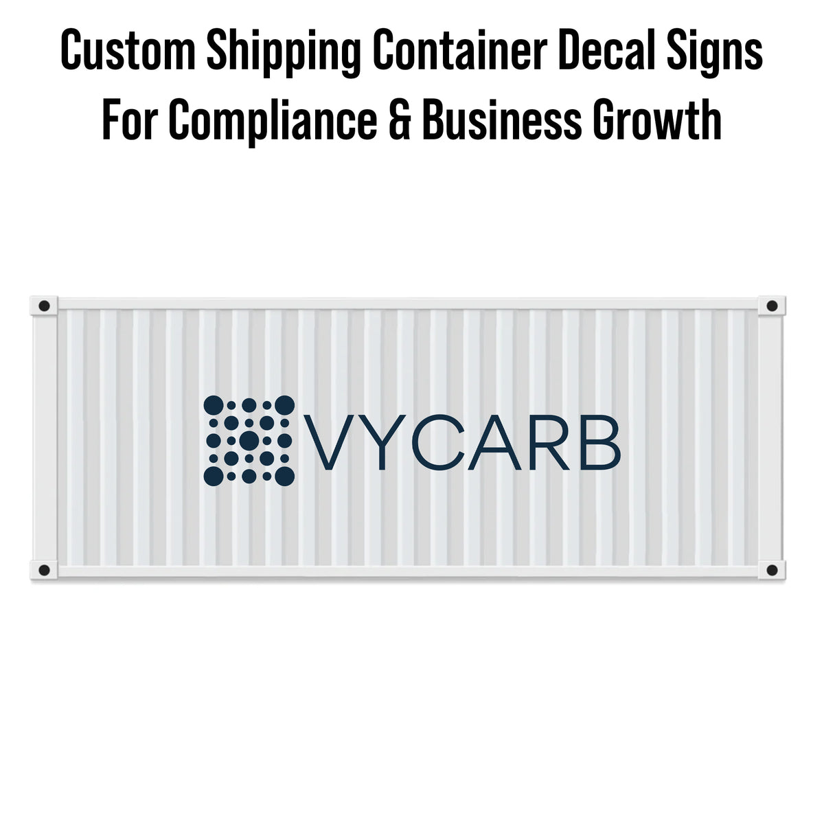 Shipping Container Decal Sticker (Large) – US Decals