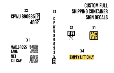 Shipping Container Decal Stickers – US Decals