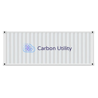 Custom Shipping Container Side Decal Sticker For Carbon Utility