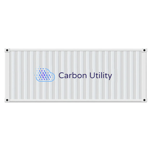 Custom Shipping Container Side Decal Sticker For Carbon Utility