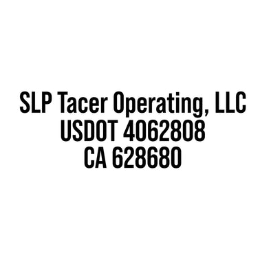 Custom Order for 20 Vehicles (SLP Tacer)