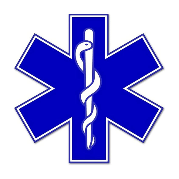 Custom Star of Life Decal Sticker Sign