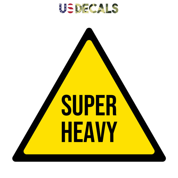 Super Heavy Shipping Container  Decal Sticker