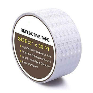 white dot reflective tape roll