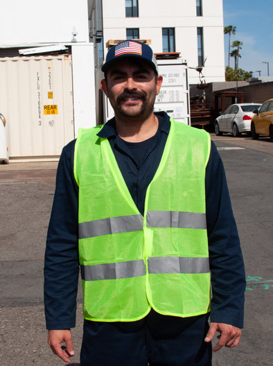 trucking dot reflective safety vest 