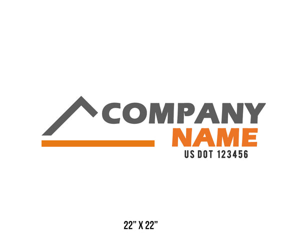 Company Name Truck Decal (US DOT), 2 Pack – US Decals