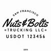 Company Name Truck Decal with USDOT