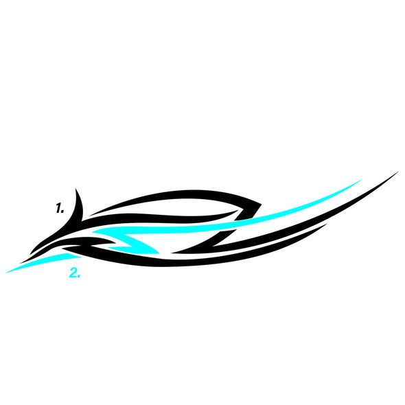 Custom Semi-Truck Decal Sticker Stripes Trucking Graphics (Set of 2 ...