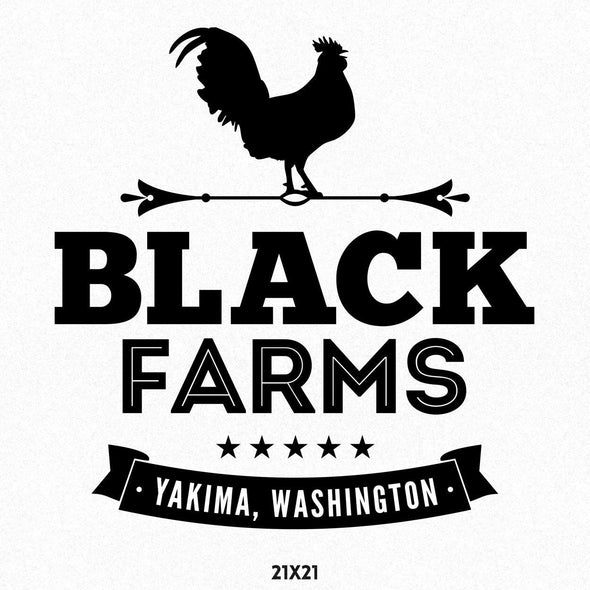 Farm Style Company Name Decal
