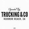 Operated By Trucking Company Decal