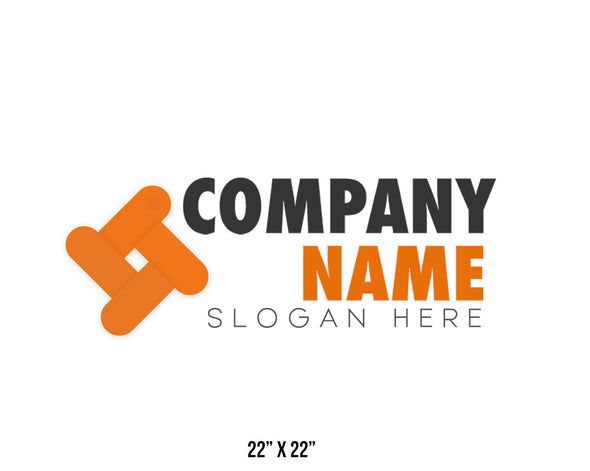 Company or transportation name truck decal