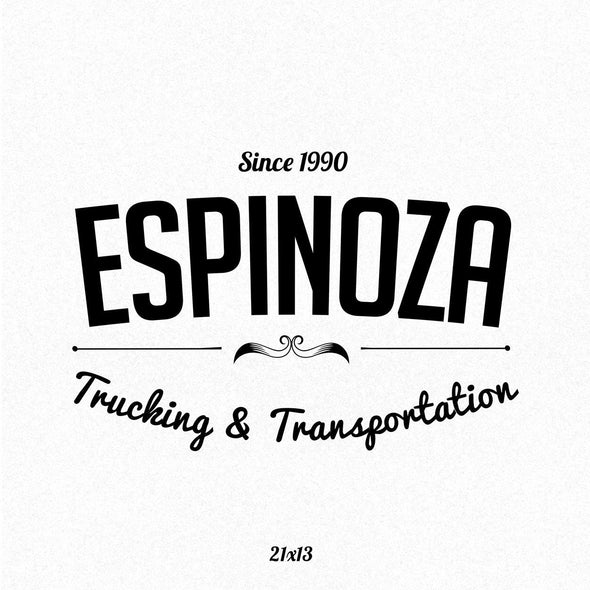 Trucking Company Name Decal