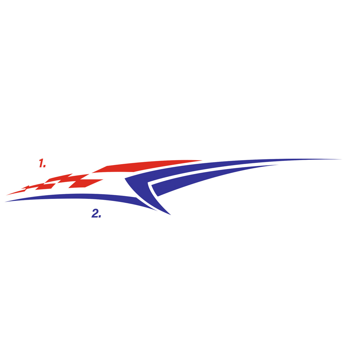 Custom Semi-Truck Decal Sticker Stripes Trucking Graphics (Set of 2 ...